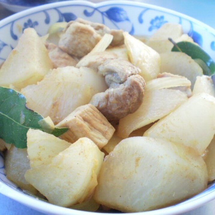 豚肉と大根のカレー煮